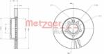 METZGER Disc frana VW TRANSPORTER IV caroserie (70XA) (1990 - 2003) METZGER 6110178