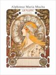  Принт Zodiaque or La Plume, Алфонс Муха - репродукция (Print1061)