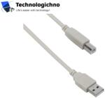 Hama Кабел USB 2.0 за принтер A-B, 1.5m (171250233)