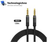  Кабел 3.5mm Stereo Jack 4-pin Black 1.5m (09050201001042)