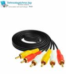 DeTech Кабел 3RCA M/3RCA M10m (VLVP24300B100)