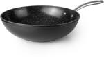 ibili Tigaie wok Ibili Quarzo, aluminiu forjat, 30 cm, negru argintiu (IB-600230)