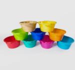 Sterk Lighean oval plastic, 20 litri, diverse culori, 50X40X20cm (GM5908)