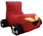 GimiHome Fotoliu tip masinuta, Big Bean Bag pentru copii, textil umplut cu perle polistiren, rosu (GM562932red)