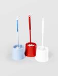 Sterk Plast Perie pentru toaleta cu suport, STERK din plastic, 37cmX12cm diverse culori (GM41293)
