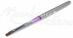 MoonbasaNails Fém zselé ecset lapos Z010-2