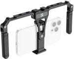 K& F Concept telefon rig, cage, univerzális keret, összecsukható, 3db vakupapucs, állványmenet (KF-31-092)