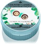 The Country Candle Company Lemon Tea & Roses lumânare 42 g