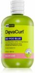 DevaCurl No-Poo Blue® hidratáló sampon hullámos és göndör hajra semlegesítő réz alaptónusok 355 ml
