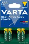 VARTA AAA (Micro) HR03 1000mAh NiMH újratölthető akkumulátor 4db/csomag