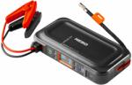 Nebo hordozható autós bikázó/jump starter powerbank külső akku 4500mAh, 200lm, beépitett komresszorr