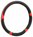 COMPASS Kormánykerék huzat GRIP piros/fekete (31402)