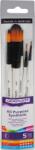 Daler-Rowney Graduate Multi-Technique Brush Synthetic Round and Oval Wash Комплект четки 5 бр (212550009)