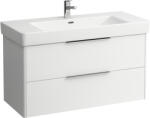 Laufen BASE Alsószekrény két fiókkal a 813966 mosdóhoz, Matt Fehér H4024521102601 (H4024521102601)