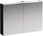 Laufen BASE Tükrös szekrény világítással és dugaljzattal EU IP 46, Sötétbarna Szil H4028521102631 (H4028521102631)