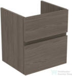 Ideal Standard FINESSE 48x40, 9 cm-es 2 fiókos szekrény mosdó nélkül, Dark elm E3407UR (E3407UR)
