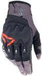 Alpinestars Mănuși motocross Alpinestars Techdura negru-maro-rosu fluo (AIM172-0191)