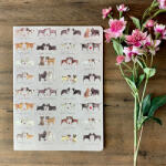 ALEX CLARK ART Füzet Alex Clark, vonalas, 18, 5x25, 5 cm, 40 oldal, Kutyák (SNL01)