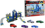 Majorette Pista de masini Majorette Creatix Police cu 5 masinute (S212050030) - piciulica