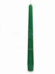 Wimex WIMEX s. r. o. Lumânare conică verde închis Ø23 x 245 mm [10 buc]