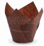 WIMEX s. r. o WIMEX s. r. o. Formă de copt sub formă de lalea (PAP) maro Ø50 x 85 mm / 16 x 16 cm [100 buc]