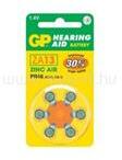 GP Batteries GP Hearing Aid ZA13 (7000ZD, PR48) Cink-levegő hallókészülék elem 6db/bliszter (B3513) (B3513)