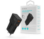 DEVIA Global 20W PD+QC hálózati gyorstöltő utazó adapter(CN/JP/US/EU/UK/AU) - fekete