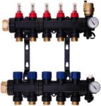 Computherm PMF01-12 1″-os beépített szelepes 12 leágazású műanyag osztó-gyűjtő szett (PMF01-12) - meleget