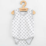 NEW BABY Baba body ujj nélküli New Baby Classic II szürke csillagokat fiú