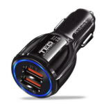 TED Electric Incarcator auto, 2x USB-A 3A Fast Charge LZ-681 TED500017 (A0061240) - vexio