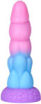 Paloqueth Realistic Big Dragon Monster Dildo with Suction Cup 21.6cm Pink-Blue-Purple Dildo