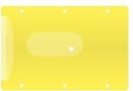 FOSKA Capac card de credit - galben - tonerdepot - 1,09 RON