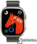 Hoco AS101 okosóra milánói szíj - SÖTÉTSZÜRKE - rozsdamentes acél, fém háló kialakítás, légáteresztő, mágneses - APPLE Watch Series 1/2/3 42mm / 4/5/6/SE 44mm / 7/8/9 45mm / Ultra / Ultra 2 49mm - AS101_42