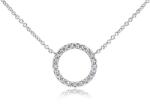 Moon Diamonds Fehér arany nyaklánc - 20-00182-1255F (20-00182-1255F)