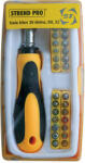 Strend Pro Bitkészlet Strend Pro YF40529 30 részes, csavarhúzóval, S2 (2250283)