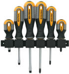 Strend Pro Csavarhúzó készlet Strend Pro SDX72-106, 6 db, fali tartóval, lapos + Phillips (2250189)
