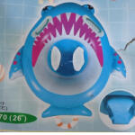 Top Haus Cápás beülős úszógumi 70cm (STC6629)