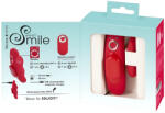 Sweet Smile - akkus, rádiós bugyi vibrátor (piros) - erotikashow