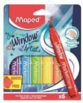 Maped ablakfilc készlet - Marker Peps - 6 darabos (CW-IMA844822)