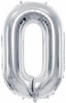 PartyDeco S. r. o 0. szám, ezüst, fólia lufi, 72 cm