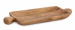 Bizzotto Set 3 platouri lemn maro Aimi 40x15x3.5 cm (0187094) Tava