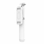 Techsuit Selfie Stick cu trepied telescopic și telecomandă Bluetooth( S7)-alb