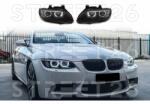 TUNING-TEC Faruri Xenon U-Led 3D Angel Eyes compatibil cu BMW E92 E93 (2006-2010) Negru (7015)