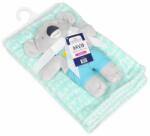 Babymatex Takaró játékkal Koala Mint 75 x 100 cm