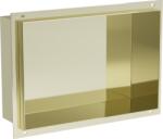 Mexen X-Wall-NR raft încastrat fără ramă 30 x 20 cm, auriu periat - 1951302010 (1951302010)