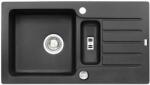 Alveus Niagara gránit mosogató 78x43.5 cm fekete 1127091 (1127091)