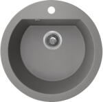 Laveo Dafne gránit mosogató 51x51 cm szürke/grafit/onix SBD580T (SBD580T)