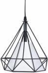 Abigali Diamond függőlámpa 1x40 W fehér-fekete CHNR-E27