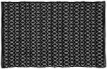 Sealskin Boho fürdőszoba szőnyeg 60x90 cm négyszögletes fekete 800101