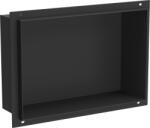 Mexen X-Wall-NR raft încastrat fără flanșă 30 x 20 cm, negru - 1971302010 (1971302010)